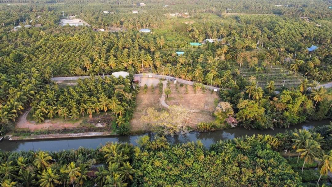 ขายที่ดินทำเลธรรมชาติ เหมาะสำหรับทำรีสอร์ท โฮมสเตย์ คาเฟ่ บ้านสวน สมุทรสงคราม 