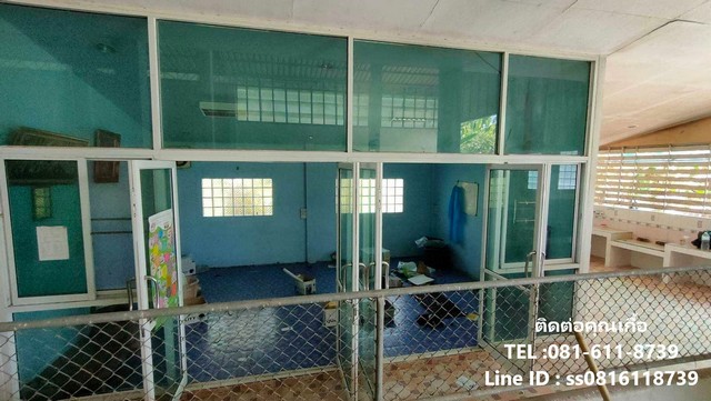 ขาย/เช่า ที่ดิน โกดัง/ออฟฟิศ พร้อมบ้าน 2 หลัง ถนนเลียบคลองบางพรม