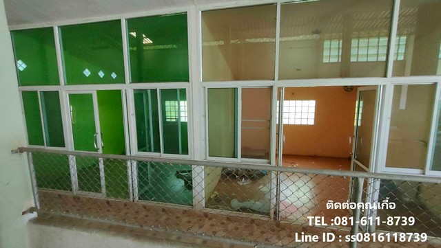 ขาย/เช่า ที่ดิน โกดัง/ออฟฟิศ พร้อมบ้าน 2 หลัง ถนนเลียบคลองบางพรม