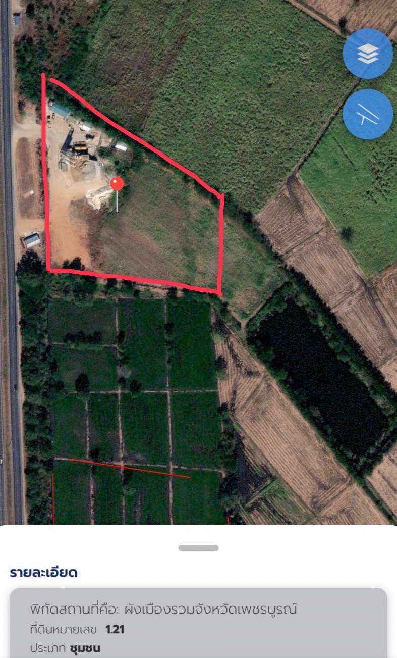 ขายที่ดินแปลงสวย ติดถนนหลักเส้นสระบุรี หล่มสัก เจ้าของขายเอง ตำบลหนองแดง อำเภอศรีเทพ จังหวัดเพชรบูรณ์