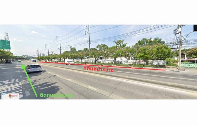 ให้เช่าดินทำเลดี ติดถนนใหญ่ เนื้อที่ 8 ไร่