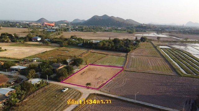 ขายที่ดินเหมาะปลูกบ้านอยู่อาศัย 1 ไร่ 34 ตารางวา  ตำบลเจดีย์หัก  อำเภอเมืองราชบุรี จังหวัดราชบุรี 