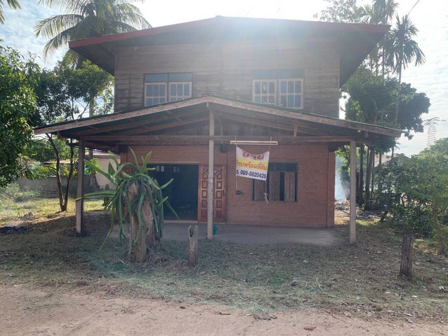 ขายบ้านพร้อมที่ดิน นาสะเม็ง มุกดาหาร กู้ธนาคารได้ เจ้าของขายเอง 161 ตารางวา ตำบลนาสะเม็ง อำเภอดอนตาล จังหวัดมุกดาหาร