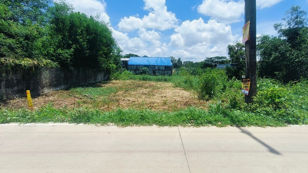 ขายด่วน ที่ดินใกล้วัดธรรมกาย 150 ตารางวา ถมแล้ว ติดถนนคอนกรีตสาธารณะ ซอย คลองสาม 8/13