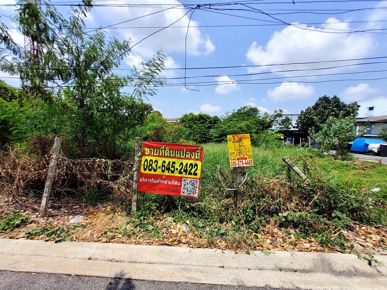 ขายด่วนๆ‼ ที่ดินแปลงมุม 143 ตารางวา ติดถนนลาดยางสาธารณะ พุทธมณฑลสาย 2 ซอย 11 เขต ภาษีเจริญ กุรงเทพมหานคร