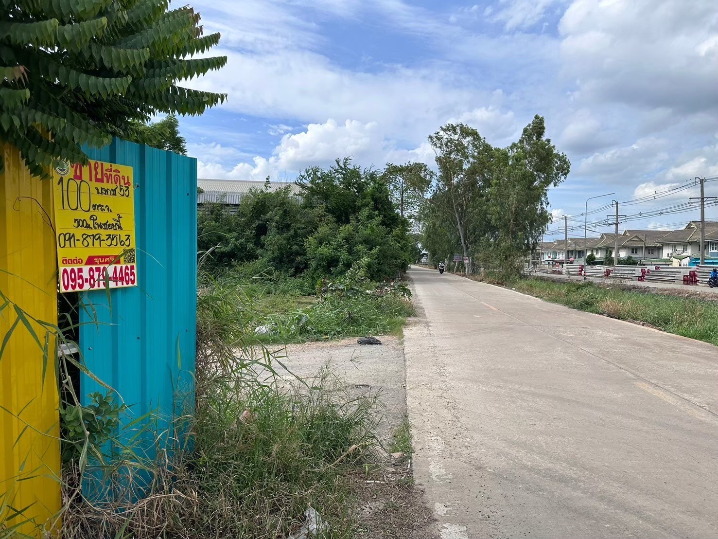 ขายด่วน ที่ดินคลองสอง  100 ตารางวา ติดถนนลาดยางสาธารณะ ซอย บงกช 53 อ.คลองหลวง จ.ปทุมธานี