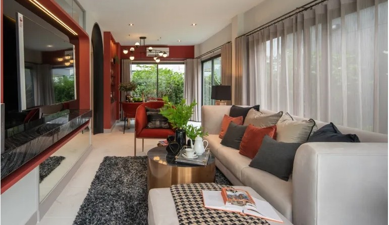  บ้านแฝดสไตล์โมเดิร์น 4 ห้องนอน 4 ห้องน้ำ ใน เวนิว ไอดี พระราม 5