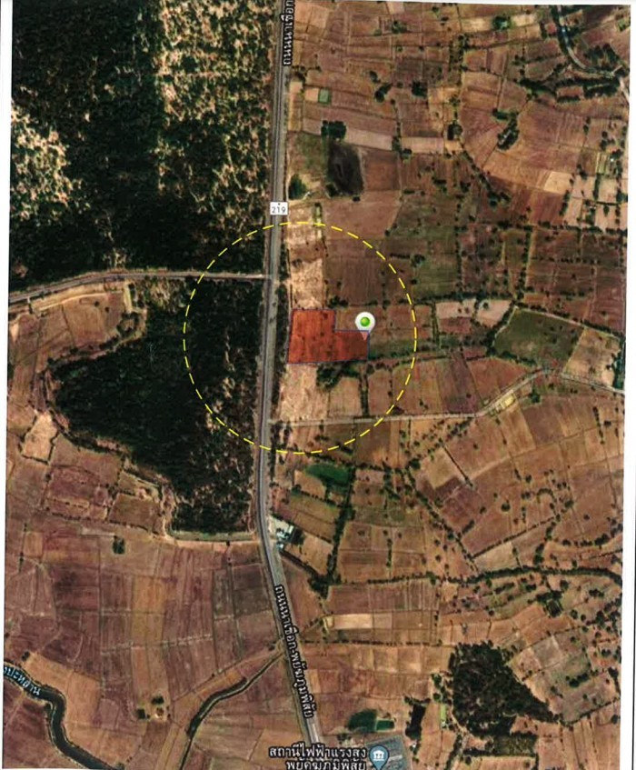 ขายที่ดินเปล่ายกแปลง อำเภอพยัคฆภูมิพิสัย จังหวัดมหาสารคาม ติดถนนใหญ่