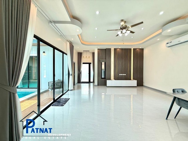 ขายบ้านเดี่ยวสร้างใหม่ พร้อมสระว่ายน้ำส่วนตัว ห้วยใหญ่-พัทยา (ใกล้วัดห้วยใหญ่)