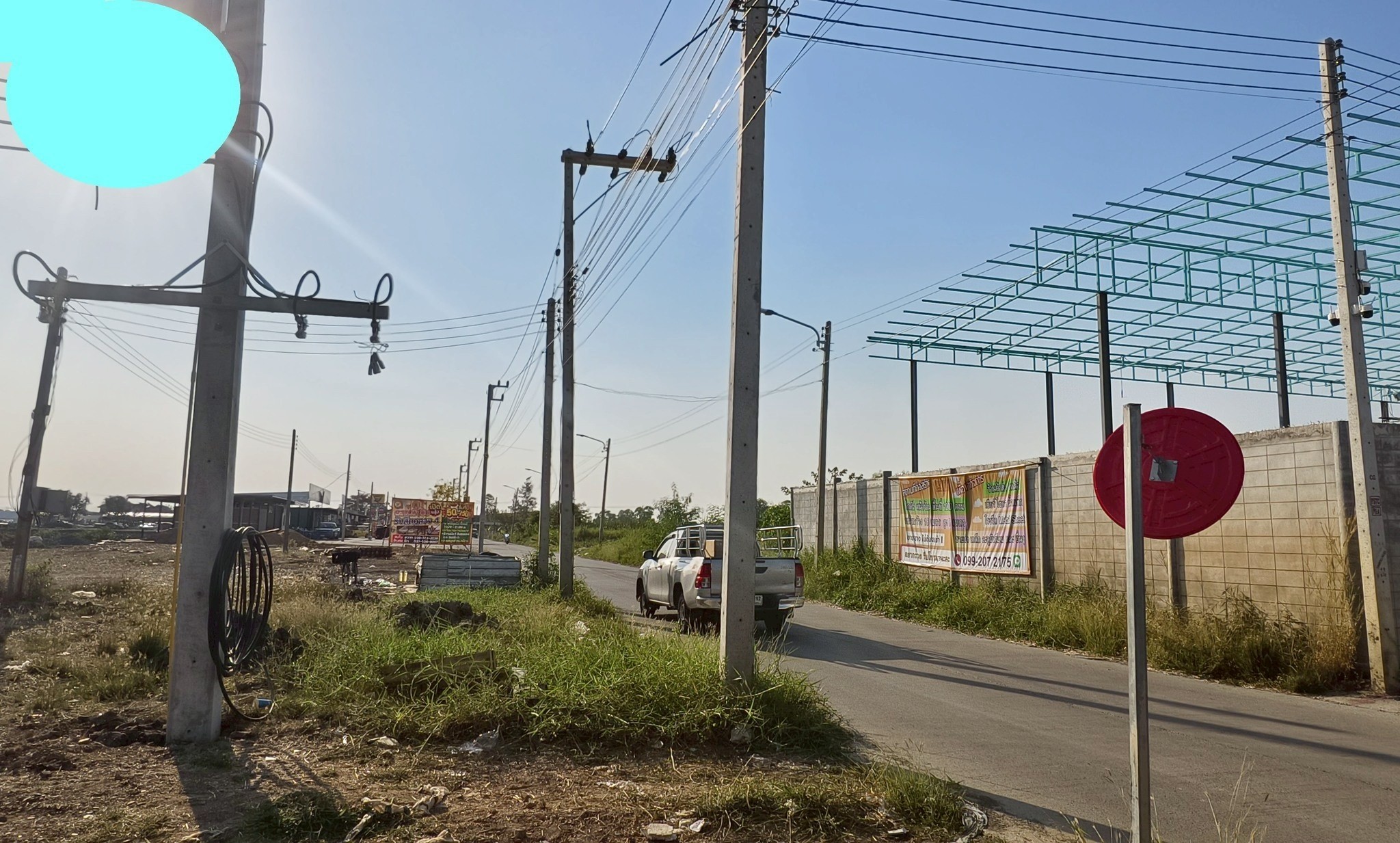 ขายโกดัง แปลงใหญ่ 1000 ตรม. (3 แปลงแบ่งขายได้) ตรงข้ามตลาดบึงบัว 