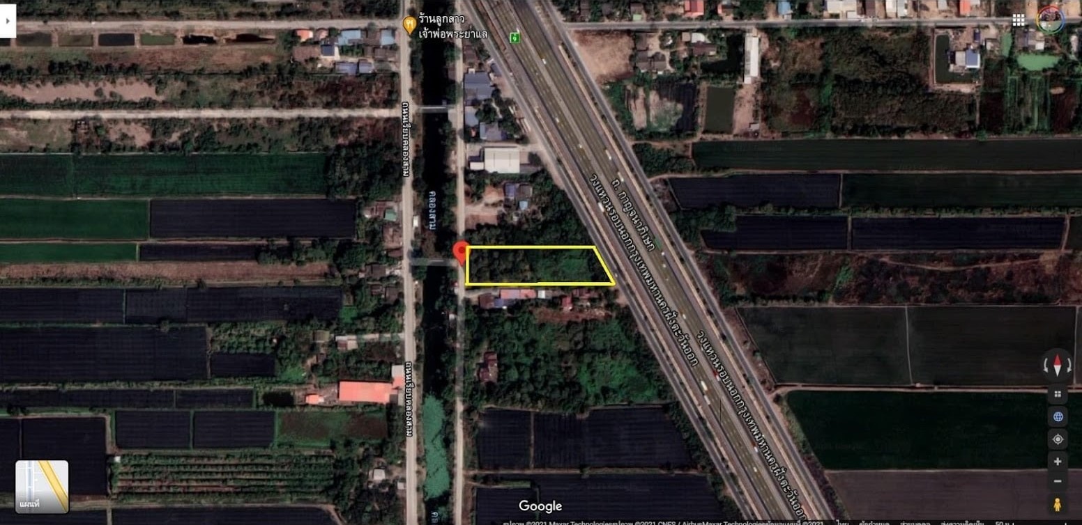 ขายที่ดิน 2.5 ไร่ ติดถนนมอเตอร์เวย์ บางปะอิน ช่วง กม 6.5 ตำบลคลองสาม คลองหลวง 