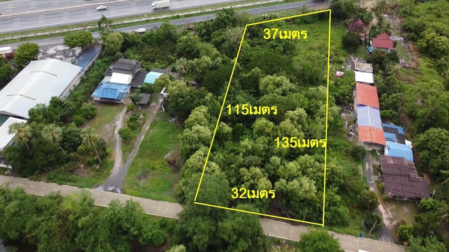 ขายที่ดิน 2.5 ไร่ ติดถนนมอเตอร์เวย์ บางปะอิน ช่วง กม 6.5 ตำบลคลองสาม คลองหลวง 