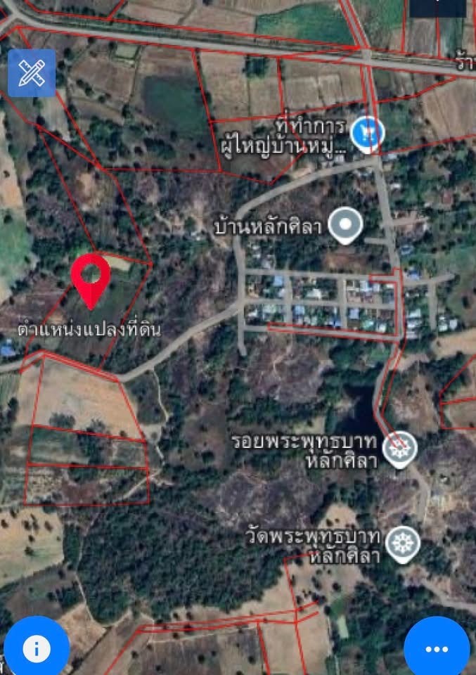 ขายที่ดิน บ้านหลักศิลา   12 ไร่ 1 งาน 50 ตารางวา  เป็นที่ไร่ติดถนนสาธารณะ  ชัยภูมิ 