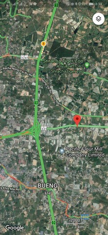 ขายที่ดิน 22 ไร่ 2 งาน 24 ตารางวา เจ้าของขายเอง ต.หนองขาม อ.ศรีราชา จ.ชลบุรี