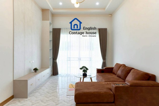ขายบ้านเดี่ยวสไตล์ english cottage  สร้างใหม่พร้อมอยู่ นอกโครงการ เชียงใหม่ 