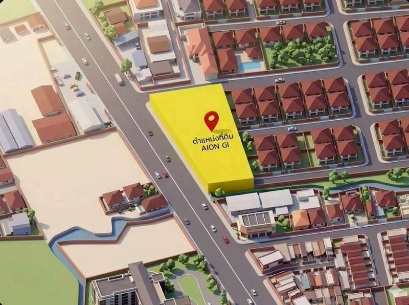 ขายที่ดินแปลงสวย 688 ตร.ว. แถมโชว์รูม บนถนนพิบูลสงคราม