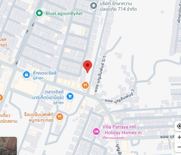 ขายที่ดินสวย 1 ไร่ใจกลางเมืองพัทยา เจ้าของขายเอง 