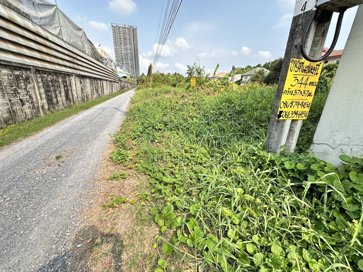 ขายที่ดิน 346 ตารางวา  เทศบาลนครปากเกร็ด อำเภอปากเกร็ด นนทบุรี