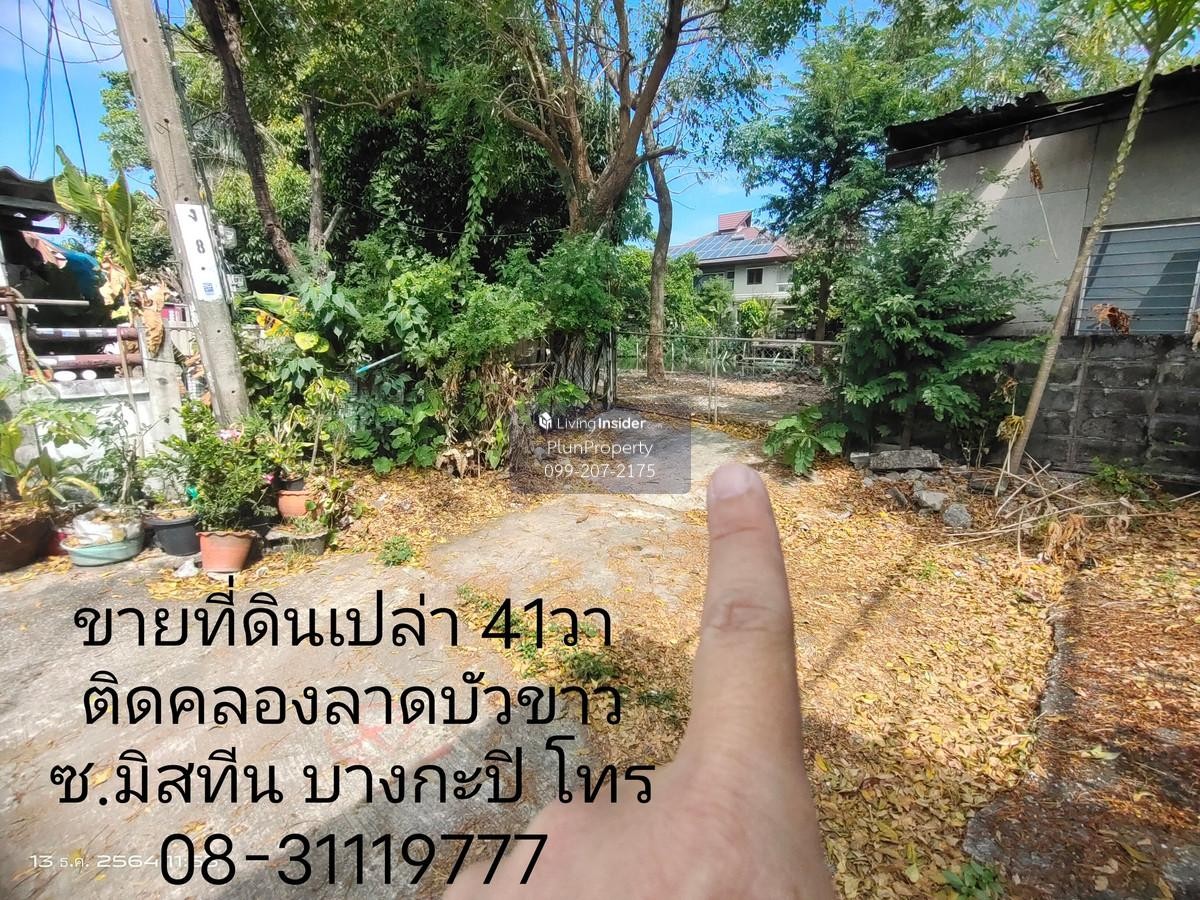 ขายที่ดินติดคลองลาดบัวขาว ซอยมิสทีน ทำเล รถไฟฟ้าสายสีส้ม หมู่บ้านเคหะธานี4 ราคานี้หาไม่ได้แล้ว