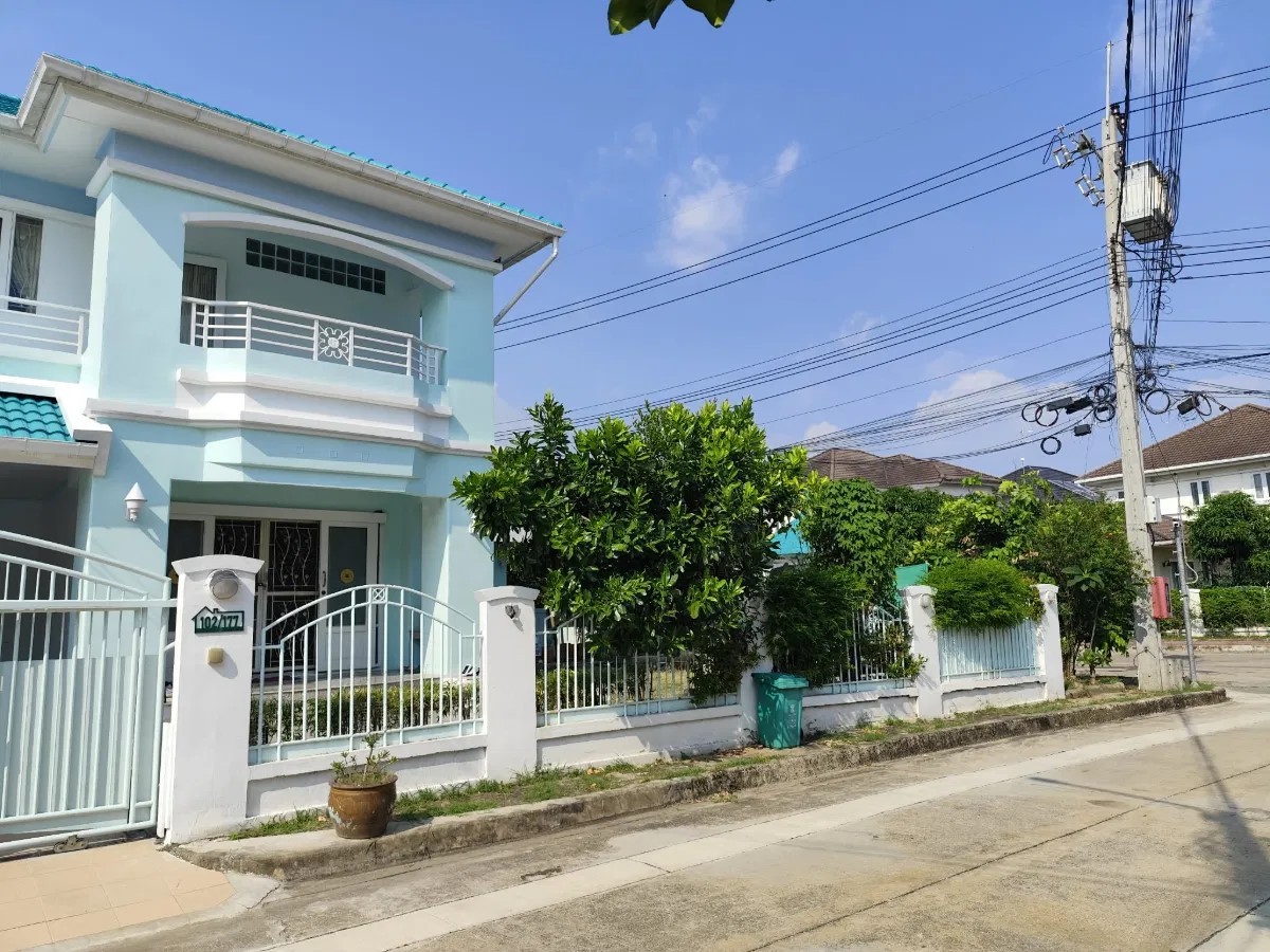 ขายบ้านเดี่ยว 2 ชั้น 89 ตารางวา ทำเลดีมาก หลังริม ถนนเมน อ.เมือง นนทบุรี