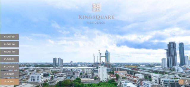 CM04436 ขายดาวน์ คอนโด คิงสแควร์ เรสซิเดนซ์  KingsQuare Residence ถนนพระรามที่ 3 