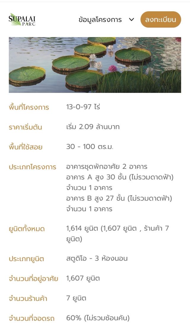 CM04439 ขายดาวน์ คอนโด ศุภาลัย ปาร์ค เอกมัย-พัฒนาการ Supalai Parc Ekkamai-Pattanakarn ถนนพัฒนาการ 